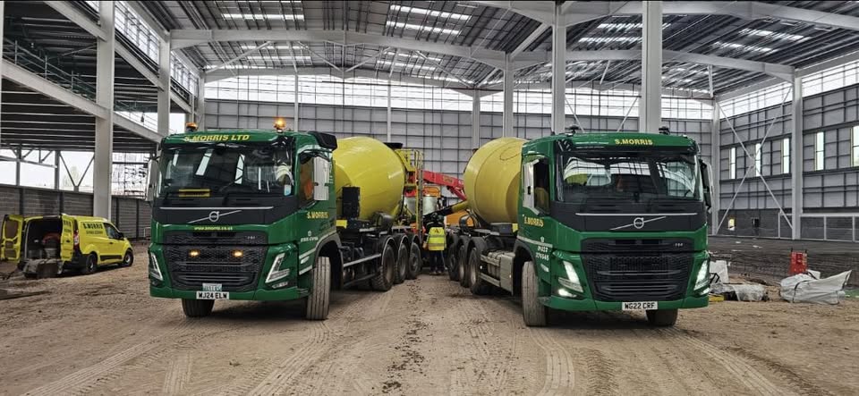 S Morris Trucks on site